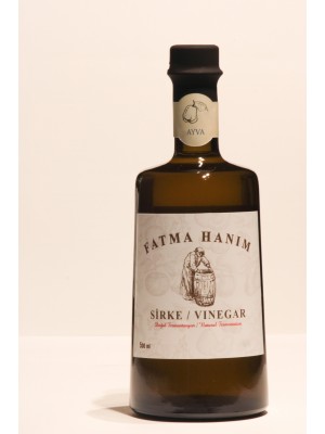 FATMA HANIM Ayva Sirkesi 500 ml / Meşe Fıçılarında Doğal Fermantasyon